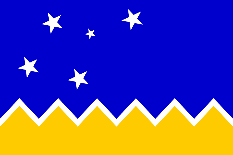 Flag of the Region of Magallanes y Antártica Chilena